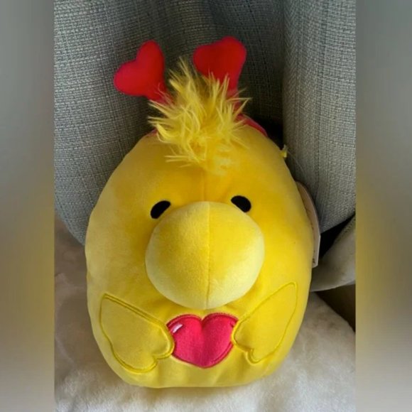 NWT 10" Peanuts Woodstock Valentine's Squishmallow - Picture 1 of 4